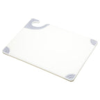San Jamar Saf-T-Grip Plastic Cutting Board with Safety Hook, 9" x 12" x 0.375", Green