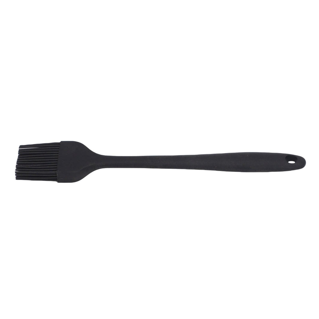 ANGGREK Silicone Baking Brush, Heat 230°C Food Grade Oil Brush, BBQ Butter Bread With Hanging Hole For Cake Bread Barbecue Kitchen (Black)