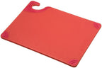 San Jamar Saf-T-Grip Plastic Cutting Board with Safety Hook, 9" x 12" x 0.375", Green