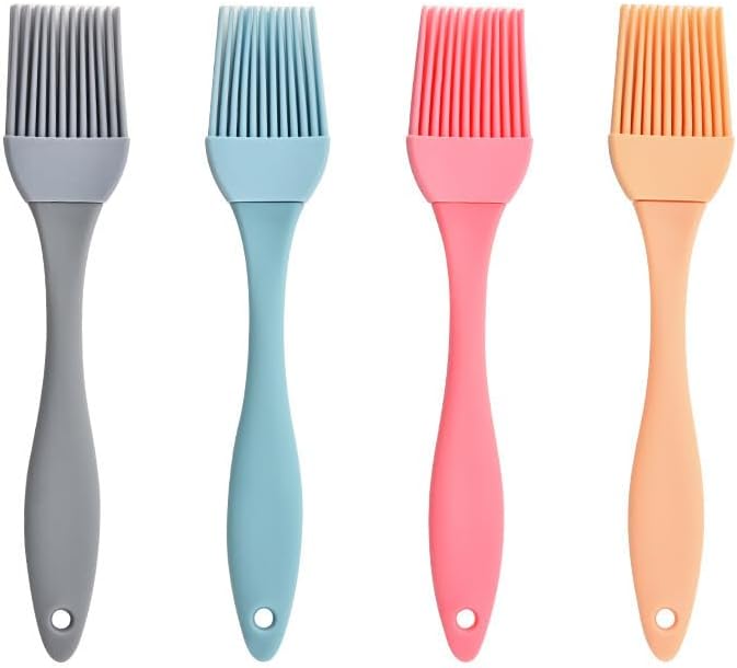 Kitchen food grade cooking barbecue silicone oil brush