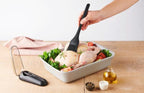 Silicone Basting Brush, 7.5-Inch Heat-Resistant Kitchen Tool, Food-Grade Material, Dishwasher Safe with Ergonomic Handle for Cooking, Baking, Grilling