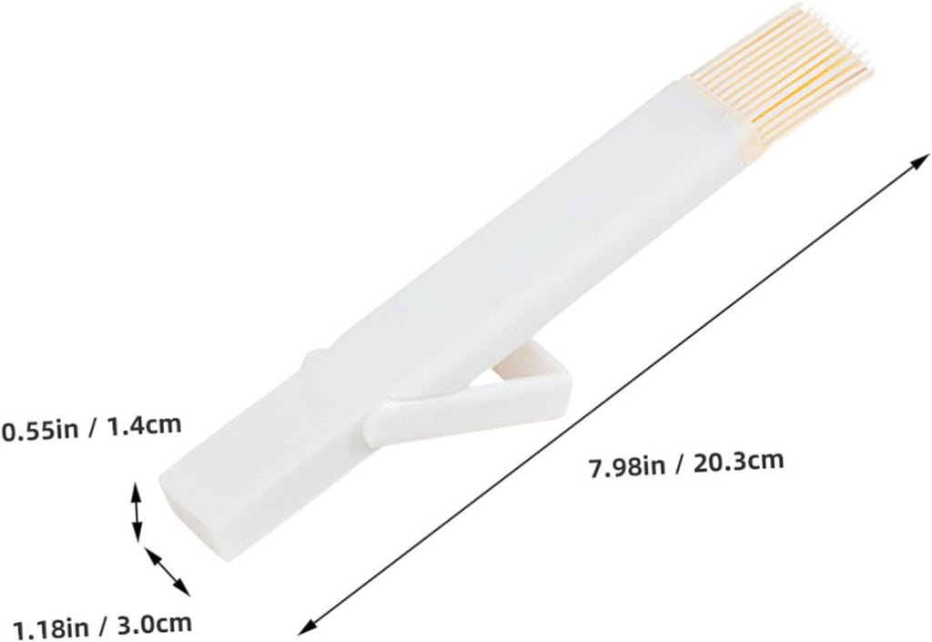 Food-grade Silicone Barbecue Brush for Bbq Grilling and Baking, Heat Resistant Pastry Basting Brush with Soft Bristles, Beige Silicone Kitchen Utensil for Sauce and Oil Application
