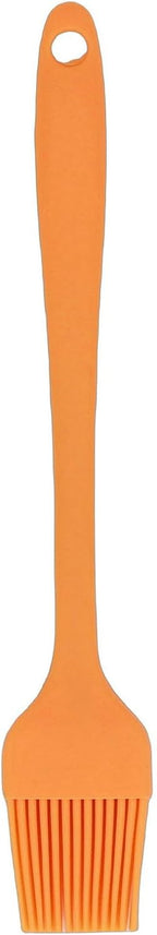 Luocute Silicone Baking Brush, 8.1 Inch, Heat To 450°F, Nonstick (Orange)