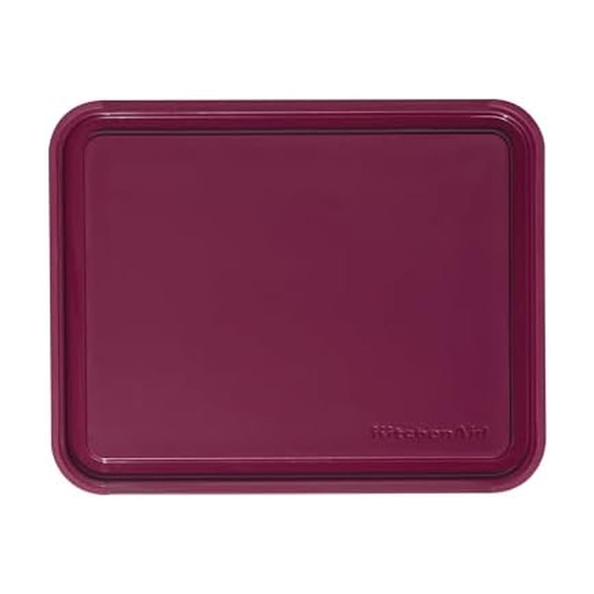 KitchenAid Classic Nonslip 2-Piece Plastic Cutting Board Set with Perimeter Trench and Non Slip Edges, 2-Piece Kitchen Chopping Boards, Dishwasher-Safe, White and Gray