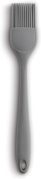 Mrs. Anderson’s Baking Silicone Basting Brush, Non-Stick, Heat Safe, Shed-Proof Bristles, Gray, 1.75-Inches, For Butter, Egg Wash, Glaze, And Baking Prep
