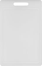 GoodCook Everyday Solid Polyethylene Cutting Board, 8 x 11-Inch, Non-Porous Plastic, White