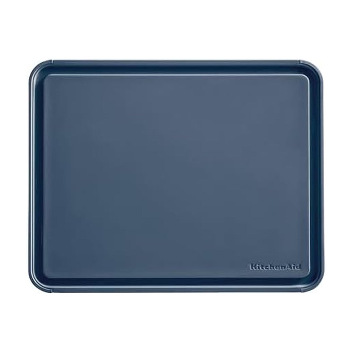 KitchenAid Classic Nonslip 2-Piece Plastic Cutting Board Set with Perimeter Trench and Non Slip Edges, 2-Piece Kitchen Chopping Boards, Dishwasher-Safe, White and Gray