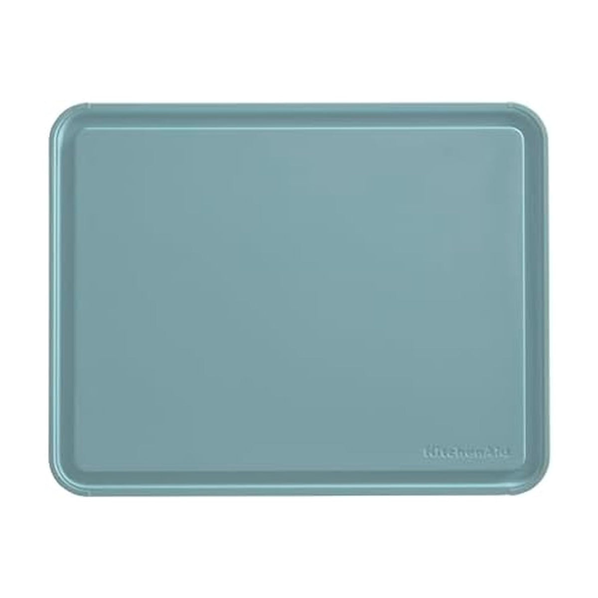 KitchenAid Classic Nonslip 2-Piece Plastic Cutting Board Set with Perimeter Trench and Non Slip Edges, 2-Piece Kitchen Chopping Boards, Dishwasher-Safe, White and Gray