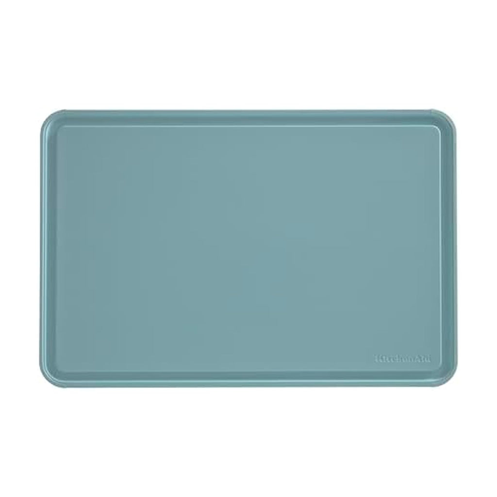 KitchenAid Classic Cutting Board with Perimeter Trench and Non Slip Edges, Dishwasher Safe, 11 inch x 14 inch, White and Gray