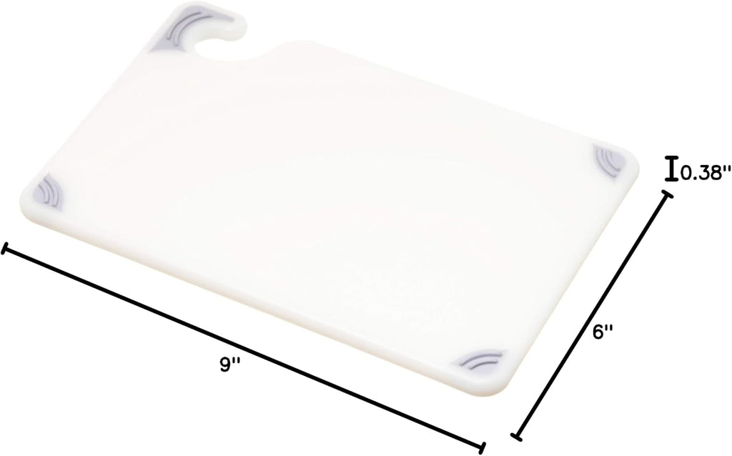 San Jamar Cutting Board,6x9 in,White CBG6938WH - 1 Each