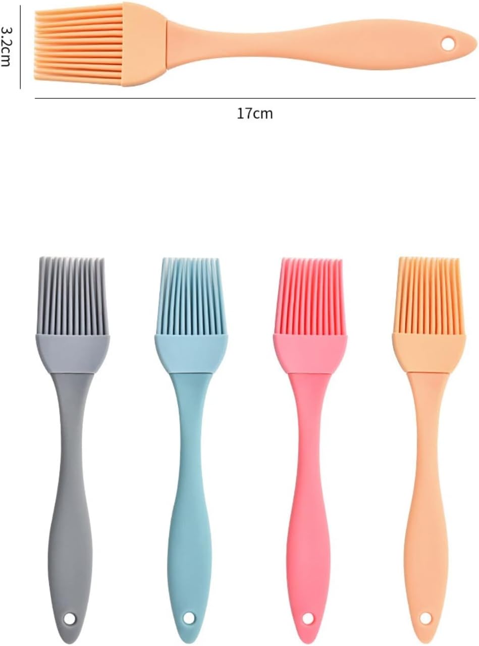 Kitchen food grade cooking barbecue silicone oil brush