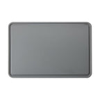 KitchenAid Classic Nonslip 2-Piece Plastic Cutting Board Set with Perimeter Trench and Non Slip Edges, 2-Piece Kitchen Chopping Boards, Dishwasher-Safe, White and Gray