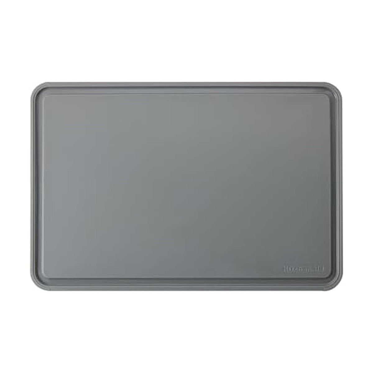 KitchenAid Classic Nonslip 2-Piece Plastic Cutting Board Set with Perimeter Trench and Non Slip Edges, 2-Piece Kitchen Chopping Boards, Dishwasher-Safe, White and Gray
