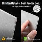 URMONA 3 PCS 304 Stainless Steel Cutting Board Set for Kitchen