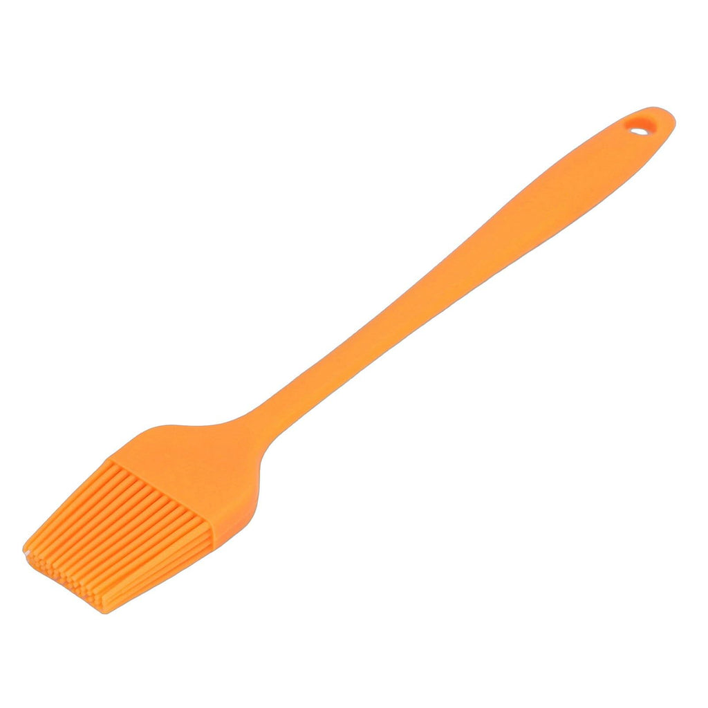 ANGGREK Silicone Baking Brush, Heat 230°C Food Grade Oil Brush, BBQ Butter Bread With Hanging Hole For Cake Bread Barbecue Kitchen (Black)
