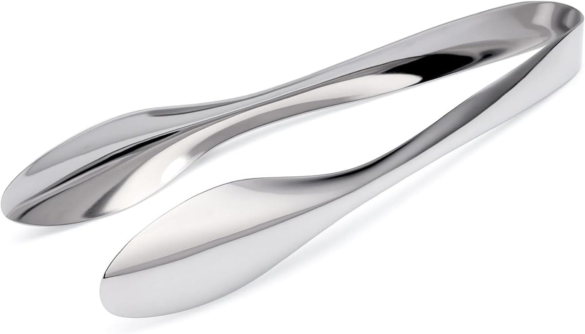 Premium Stainless Steel Serving Tongs (6'' Small)