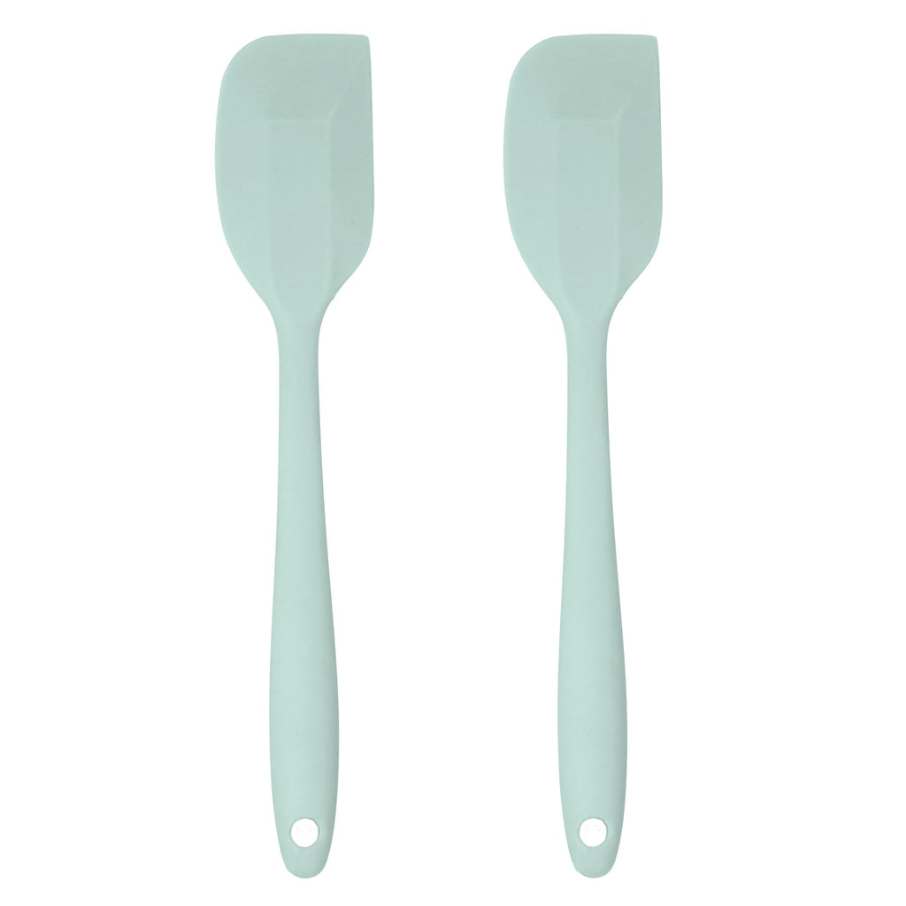 JS Gourmet Silicone Small Basting and Pastry Brush - Pastel Green - 2-Pack