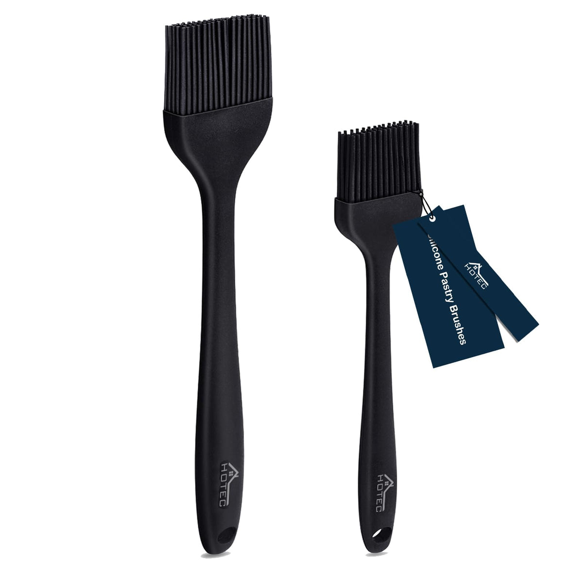 HOTEC 600℉ Heat Resistant Silicone Basting &Pastry Brush, Multicolor 5