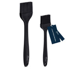 HOTEC 600℉ Heat Resistant Silicone Basting &Pastry Brushes, Black 2