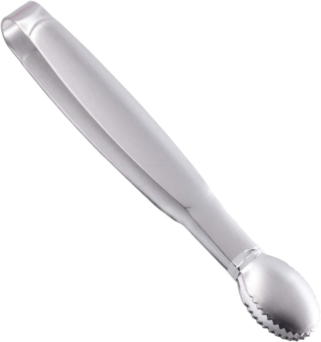 HINMAY 5" Mini Serving Tongs Tiny Stainless Steel Small Tongs, Set of 4