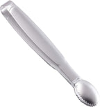 HINMAY 5" Mini Serving Tongs Tiny Stainless Steel Small Tongs, Set of 4