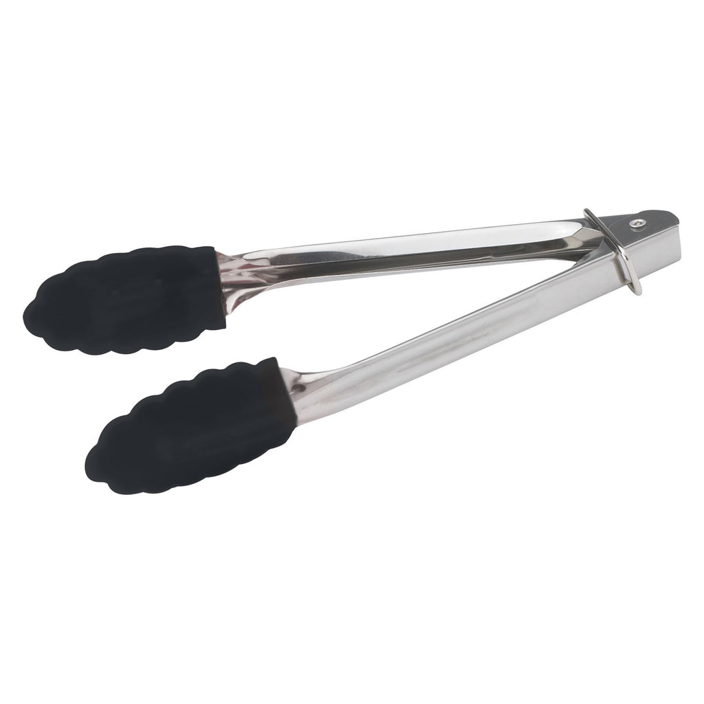 Winco Coiled Spring Heavyweight Stainless Steel Utility Tong, 7-Inch