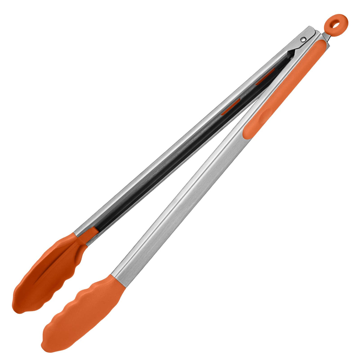 U-Taste Kitchen Tong for Cooking, 600ºF Heat-Resistant Silicone, 9in/Black