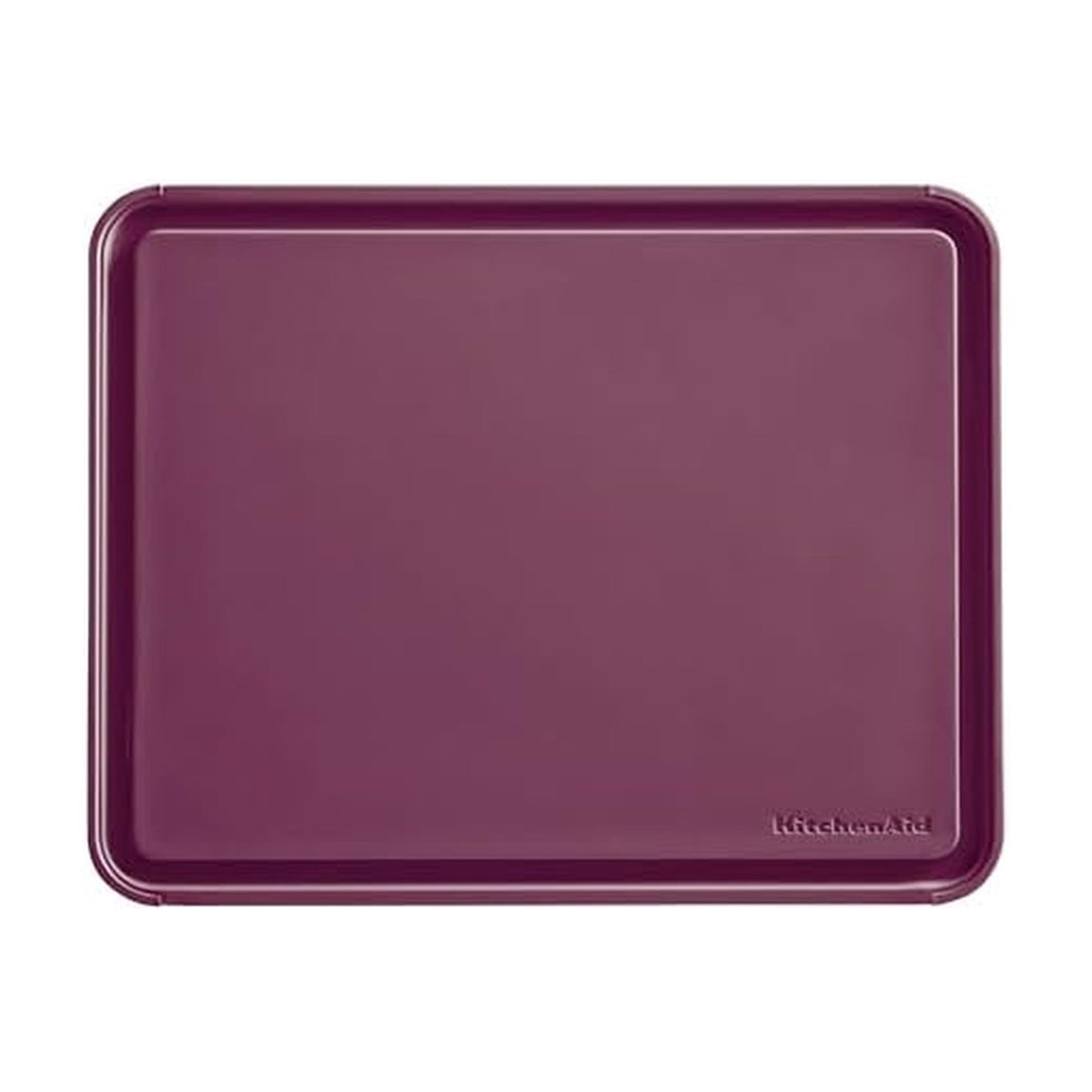 KitchenAid Classic Nonslip 2-Piece Plastic Cutting Board Set with Perimeter Trench and Non Slip Edges, 2-Piece Kitchen Chopping Boards, Dishwasher-Safe, White and Gray