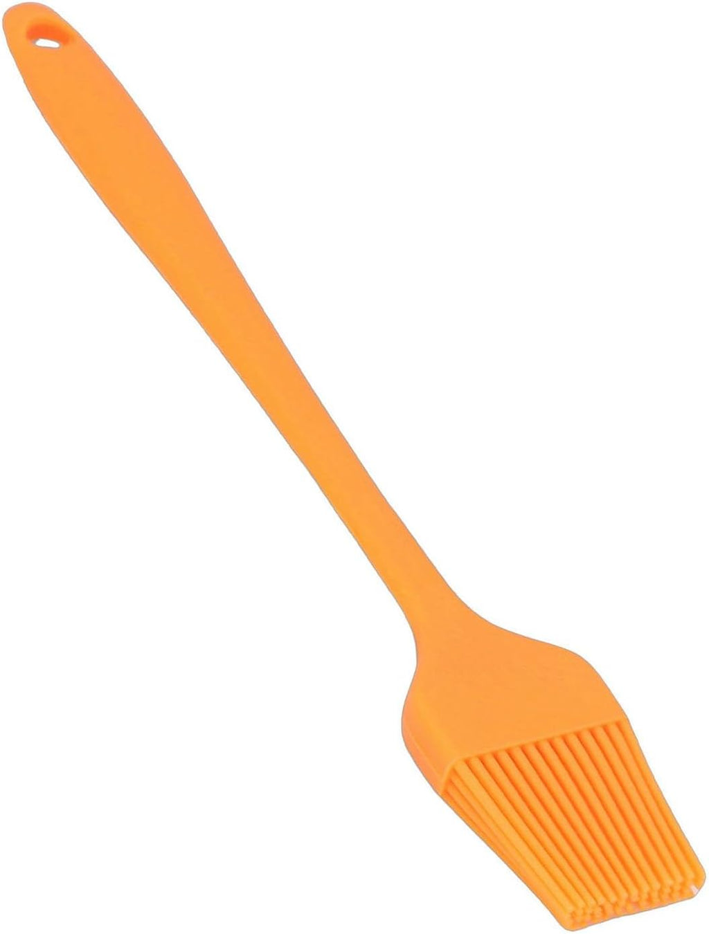 Luocute Silicone Baking Brush, 8.1 Inch, Heat To 450°F, Nonstick (Orange)