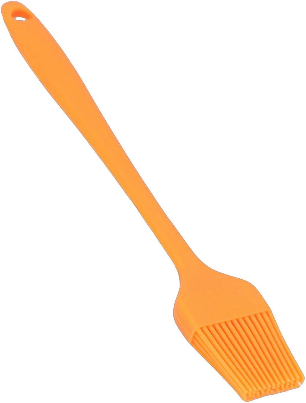 Luocute Silicone Baking Brush, 8.1 Inch, Heat To 450°F, Nonstick (Orange)