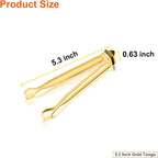 Serving Tongs, Anytrp 12-Packs Stainless Steel Sugar Tongs, 5.3inch Small Tong Kitchen Appetizers Tong for Serving Food, Buffets, Coffee Bar, Tea Party, Desserts Party and Ice Bucket