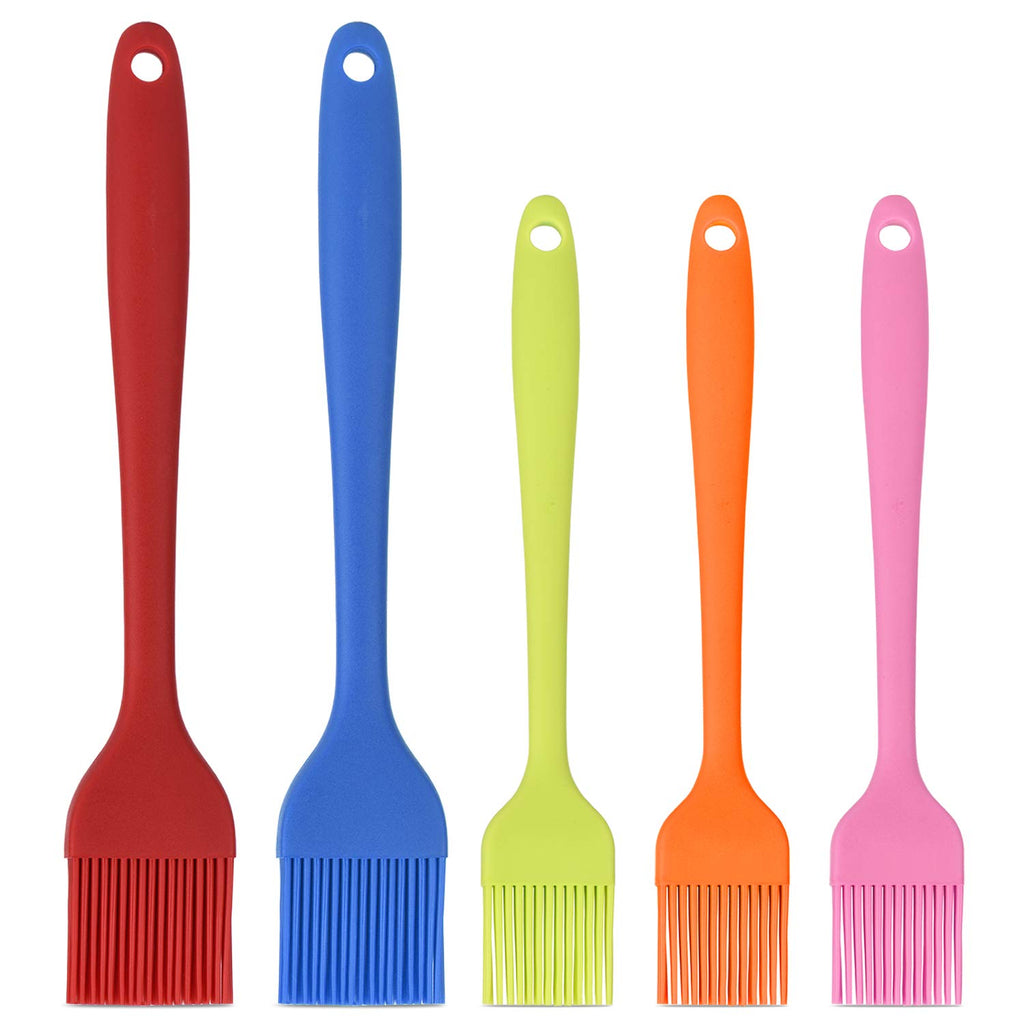 Hhyn Silicone Basting Brush Set 6 Pack, 2 Large & 4 Small