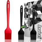 Anaeat 5 Pack Silicone Basting Pastry Brushes - Heat Resistant One-Piece Design with Soft Bristles, Hygienic Marinade Brush for Baking BBQ Grill, Spreading Oil Butter Sauce (Multicolor)