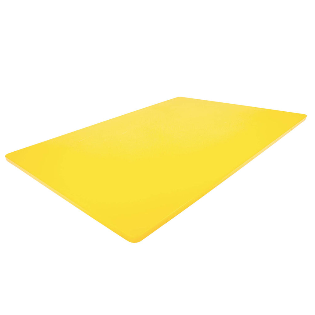 Thirteen Chefs Plastic Cutting Board - 18 x 12 x 0.5 Inch, Professional Grade HDPE, NSF Approved, Large Size and Dishwasher Safe