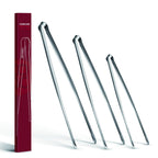 Precise Serrated Non-Slip Tips Cooking Tongs 2 Set (11.5" & 13.5")