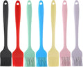 Silicone Basting Brush 7Pcs, Pastry Brush 7-Color, 600℉ Heat
