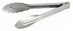 Winco Coiled Spring Heavyweight Stainless Steel Utility Tong, 7-Inch