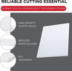 Winco Cutting Board, 18 by 24 by 1/2-Inch, White, 18" x 24"