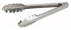 Winco Coiled Spring Heavyweight Stainless Steel Utility Tong, 7-Inch
