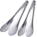 MSY BIGSUNNY 9 inch Buffet Tongs, Set of 2 Stainless Steel Food Serving Tongs