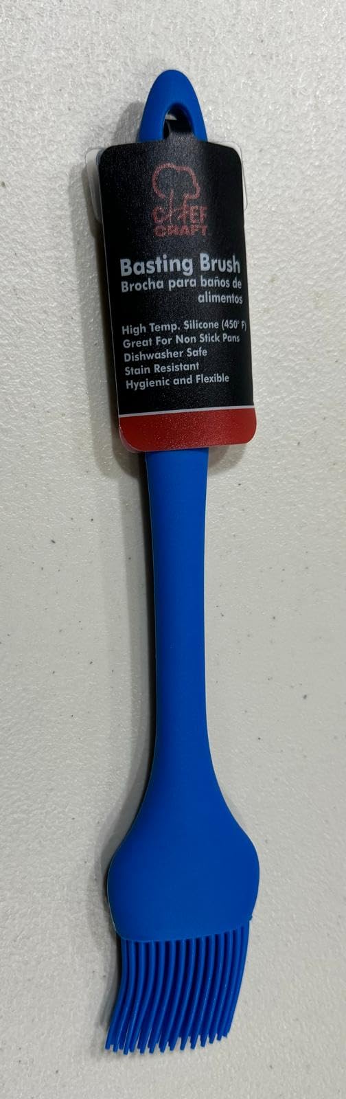 Chef Craft Premium Silicone Basting Brush, 10.25 inch, Gray