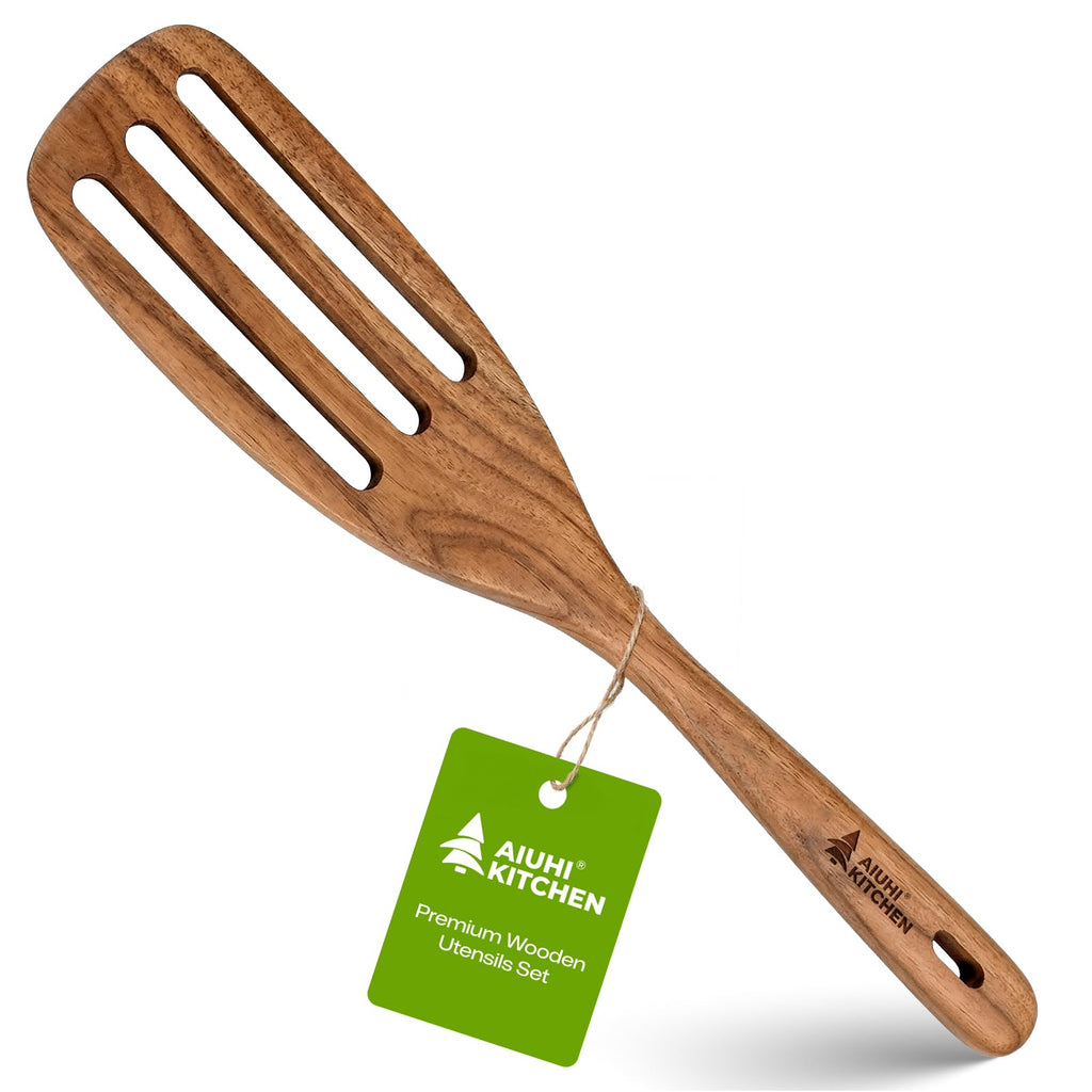 AIUHI Basting Brush for Cooking, Silicone Oil Brush with Wooden Handle, Heat Resistant Pastry Brushes with 12 Color Silicone Brush Head