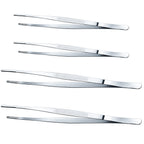 Yaomiao 4 Packs 12 Inch Cooking Tweezers Bar Kitchen Tongs, Silver