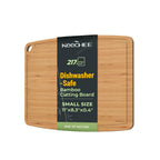 Keechee Dishwasher Safe Bamboo Cutting Board, Lightweight & Durable Wood Cutting Board, Reversible with Juice Groove, Easy to Store & Clean, Ideal Kitchen Gift for Home Cooks