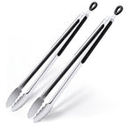 Grill Tongs, 17 Inch Extra Long Stainless Steel BBQ Tongs (17", 1PC)