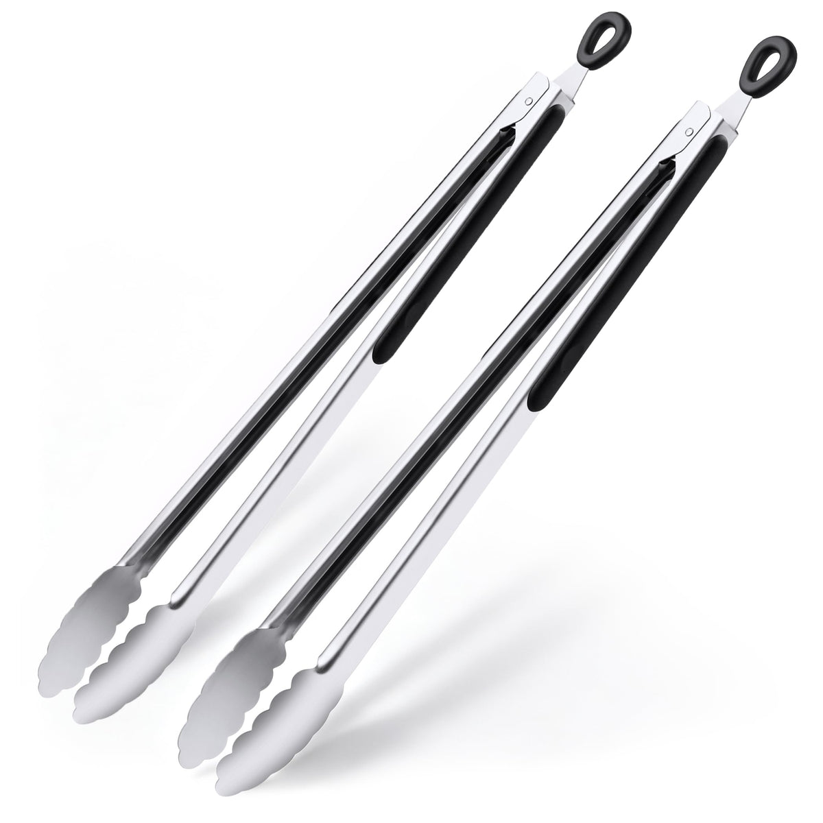 Grill Tongs, 17 Inch Extra Long Stainless Steel BBQ Tongs (17", 1PC)