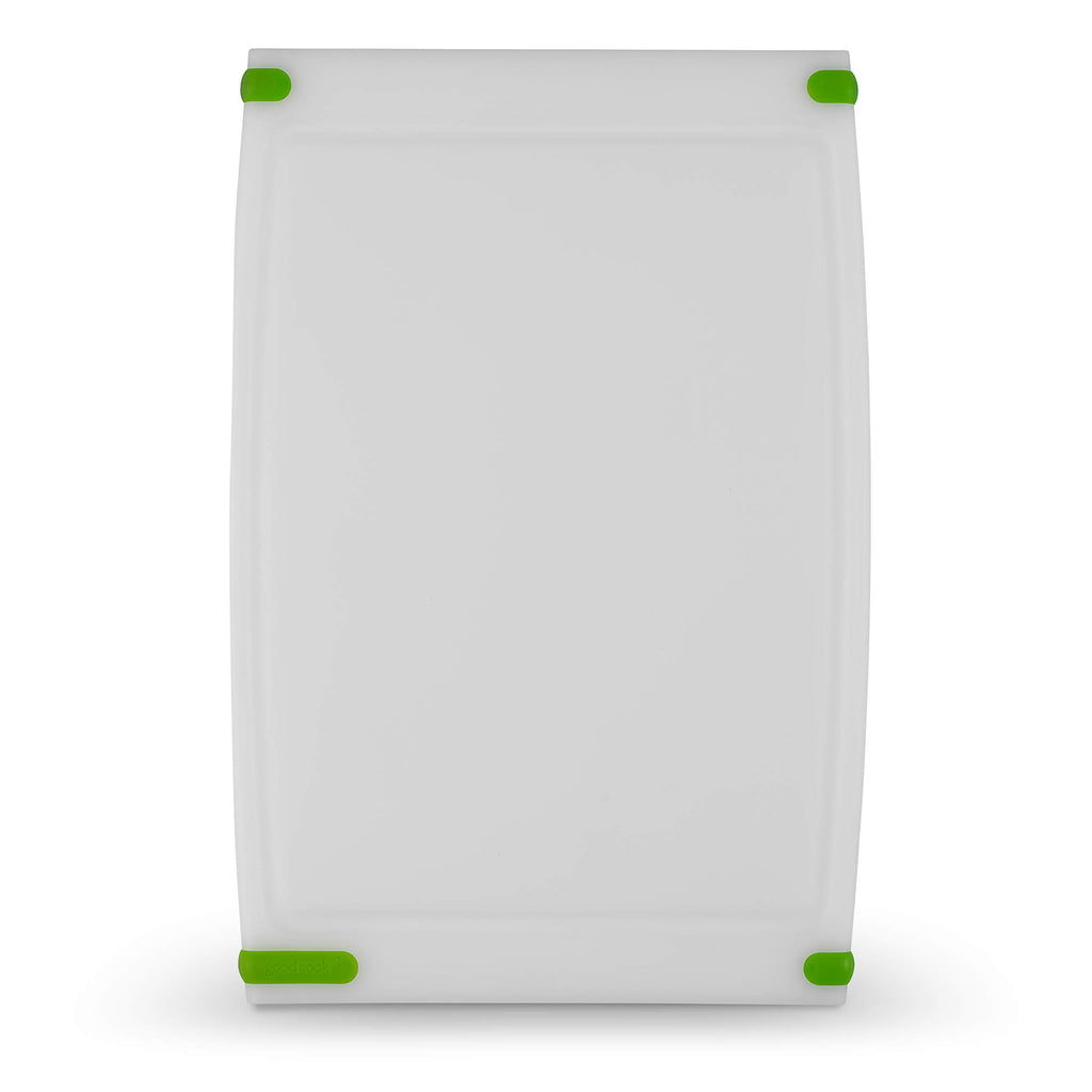 GoodCook Everyday Solid Polyethylene Cutting Board, 8 x 11-Inch, Non-Porous Plastic, White