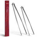 Precise Serrated Non-Slip Tips Cooking Tongs 2 Set (11.5" & 13.5")