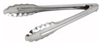Winco Coiled Spring Heavyweight Stainless Steel Utility Tong, 7-Inch