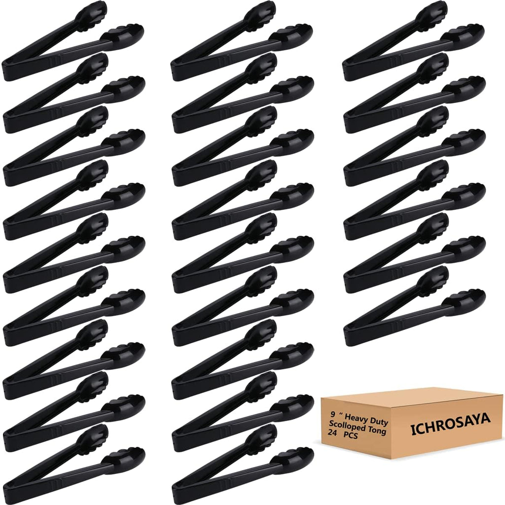 Plastic Serving Tongs Disposable Kitchen Tongs for Food Salad